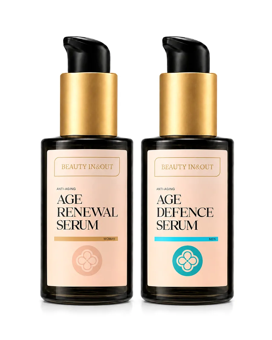 Frascos de Age Renewal Serum y Age Defence Serum